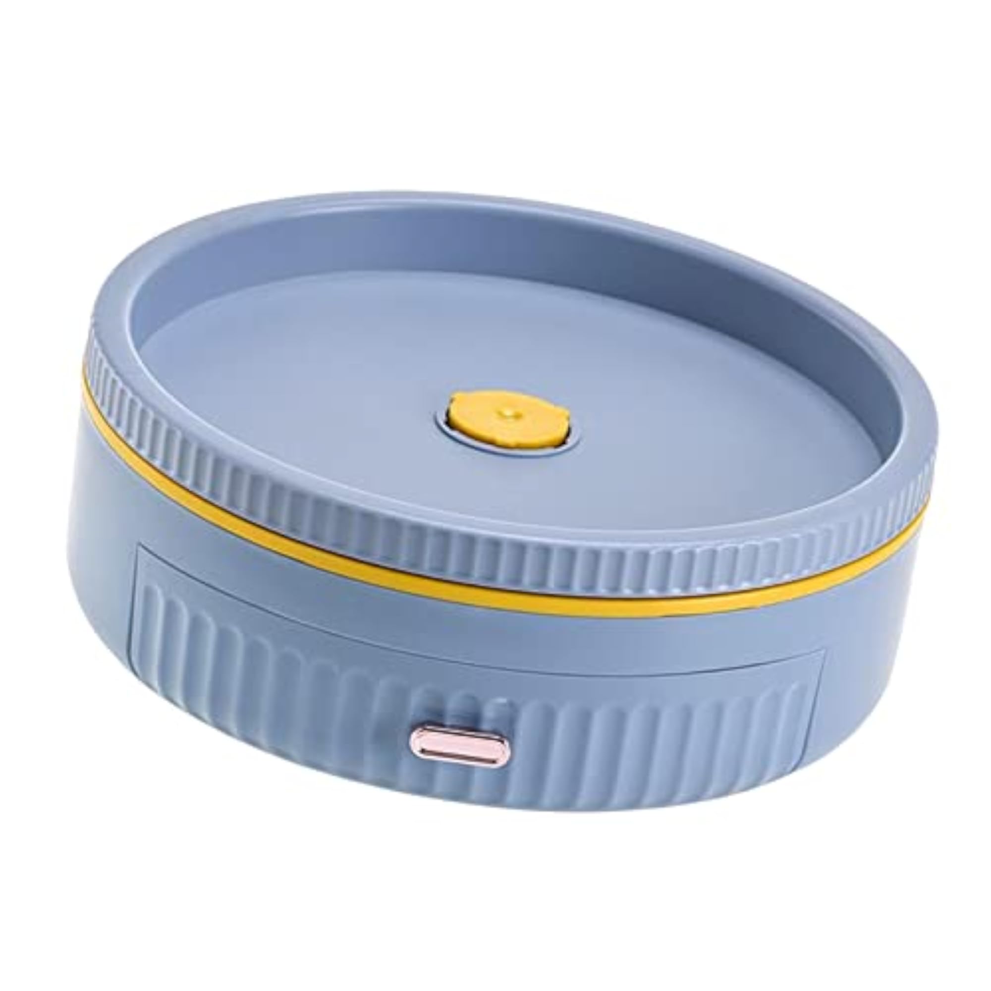 Turntable Organizer Decorative Serving Tray, Blue