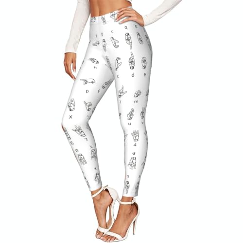 Leggings estampados para mujer con cintura alta anti-deslizamiento para gimnasio y deporte