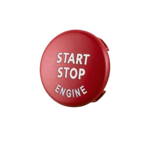 Couvercle de bouton de démarrage de voiture BMW E90 E70 E84 cache bouton start stop rouge mat