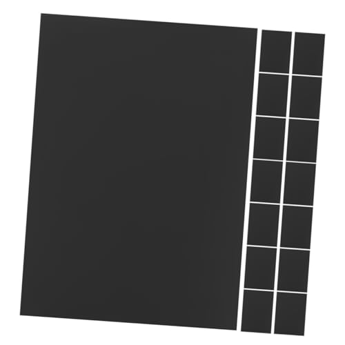 FONDOTIN 40枚 厚手黒画用紙 厚くて丈夫なクラフト用紙 カード作成 スクラップブック 印刷対応の ブラックカードストック