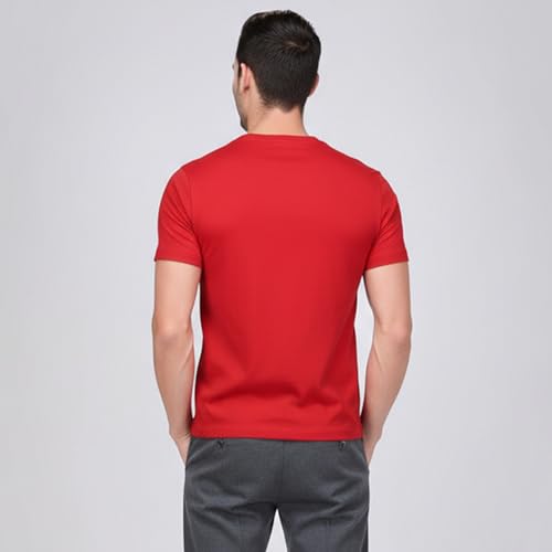 Image of AMUL COMFY Men's Cotton Plain Round Neck Half Sleeve Casual T-Shirts