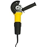 STANLEY STGS6100-IN Small Angle Grinder Suitable For Medium Duty Applications, 600W, 100 millimeters, 1 Year Warranty, Plastic and Metal - (Yellow & Black)