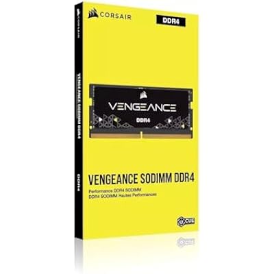 CORSAIR Vengeance SODIMM DDR4 RAM 16GB (1x16GB) Up to 3200MHz CL22-22-22-53 1.2V Intel AMD Laptop Notebook Memory - Black (CMSX16GX4M1A3200C22)