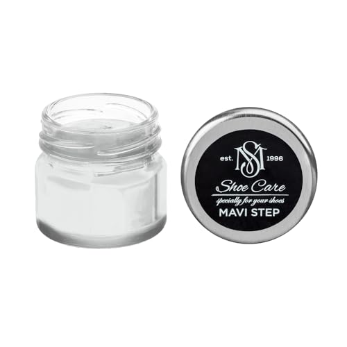 Crème de cirage cuir lisse gris neutre clair MAVI STEP soin rénovateur - 2