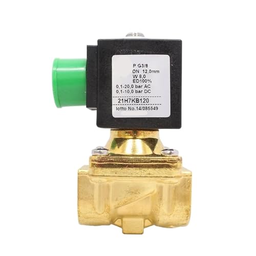 Électrovanne 21H8KB120 à commande pilote NC assure un blocage étanche G3/8 - 3