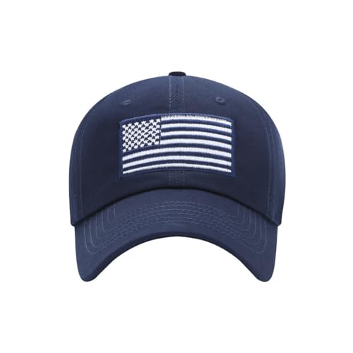 Image of GEANBAYE American Flag Hats for Men Women Low Profile USA Baseball Cap Outdoor Dad Hat
