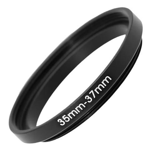 CASYDYEN 35mm to 37mm Step-Up Adapter Ring, Metal Filter Thread Converter for ND/UV/CPL Lens Filters, Camera Accessories