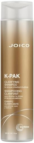 Joico K-PAK Daily Clarifying Shampoo to Remove Buildup, Deep Cleansing For Damaged Hair, Repair and Prevents Breakage, With Keratin and Guajava Fruit Extract, Gold, 300mL