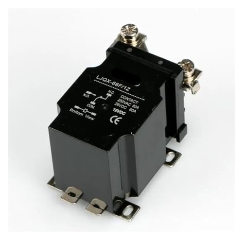 Relais JQX-68F 1Z 80A AC220V pour commutation haute puissance monofilaire