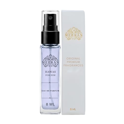 Image of Hawas for Him Style Fragrance Eau De Parfum (8ML) | Perfume for Men | Premium Pocket Perfume | Travel Size EDP Spray | Fresh Aquatic Daily Wear Fragrance
