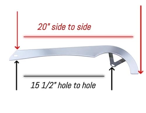 Lowrider Chain Guard 24" Chrome. #TOP1