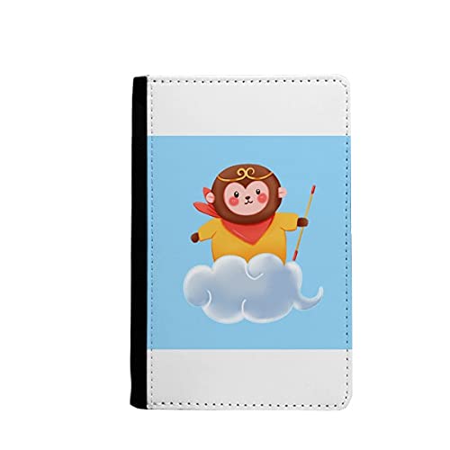 offbb Simios cariñosos Funda para Pasaporte Clip para Pasaporte Cartera Tarjeta de Viaje Paquete Regalo Regalo