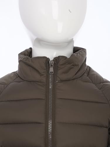 Image of Linjinx Kids Girls Boys Winter Coat Water-Resistant Zipper Puff Jacket Warm Lightweight Down Coat Outerwear