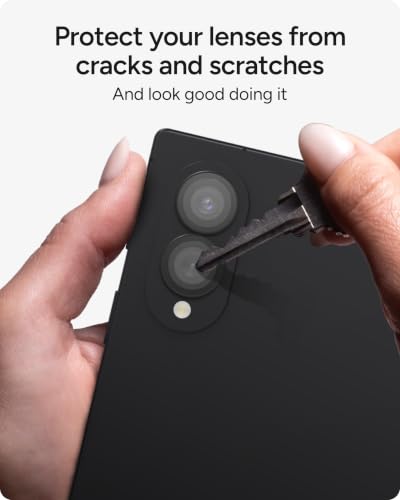 Image of ZAGG Glass Elite Samsung Galaxy Z Fold8 Camera Lens Protector | Anti-Reflective, 5X Stronger Impact & Scratch Resistant Aluminosilicate Glass - Easy Installation, Smudge-Free Surface