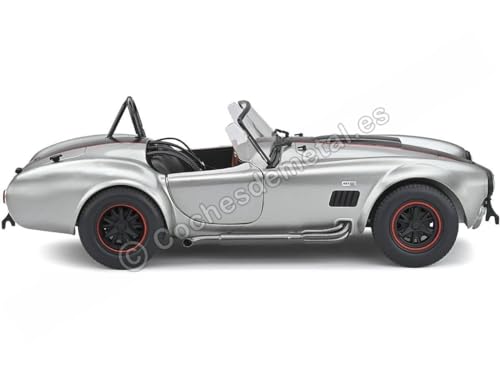 Solido 1:18 1965 Shelby Cobra 427 MkII color plateado miniatura 5