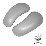 Replacement Office Chair armrest Pads, Compatible with The armrests of The Herman Miller Mirra Classic (Mirra 1 Chair) Light Gray （1 Pair）