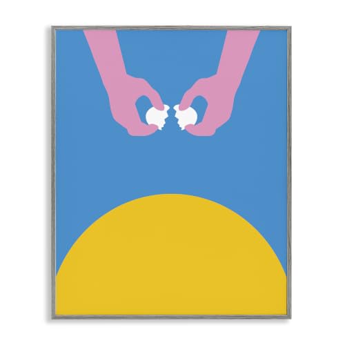 Sun Rise Breakfast Abstract Kitchen, 11 x 14 Inch Framed Giclée Print