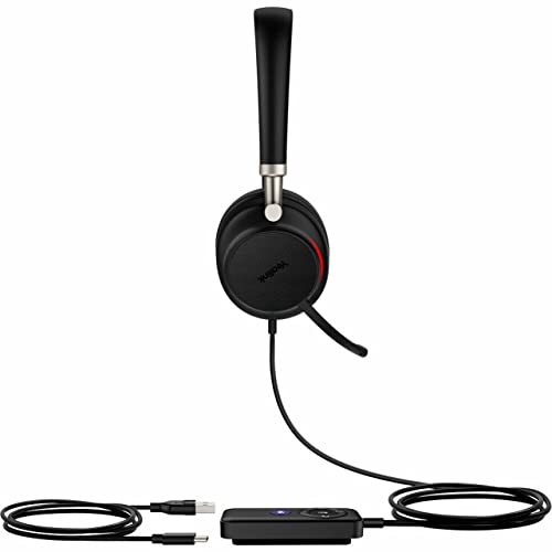 Yealink UH38 Series Premium USB Headset, Black Headphones Headset