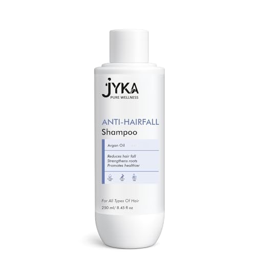 Image of Anti-Hairfall Shampoo with Argan Oil - Reduces Hair Fall, Strengthens Hair Roots, Promotes Healthier Hair - Paraben Free, For All Hair Types (250 ml)