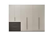 ✅ AMPIO SPAZIO PER I TUOI ABITI: armadio Avanti Trendstore con ripiani e aste . Questo armadio moderno in colore grafite/grigio dona uno stile elegante e raffinato alla tua stanza. Grazie alle sue 6 ante,3 cassetti, 6 ripiani e 2 bastoni appendiabiti , offre tantissimo spazio per i tuoi vestiti e accessori. L'organizzazione non è mai stata così facile!