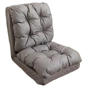 Sofá cama reclinable y silla de suelo plegable para tardes de cine y lectura