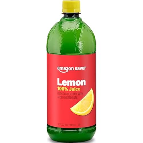 Amazon Saver, Lemon Juice, 100% Juice, 32 Fl Oz