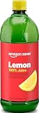Amazon Saver, Lemon Juice, 100% Juice, 32 Fl Oz