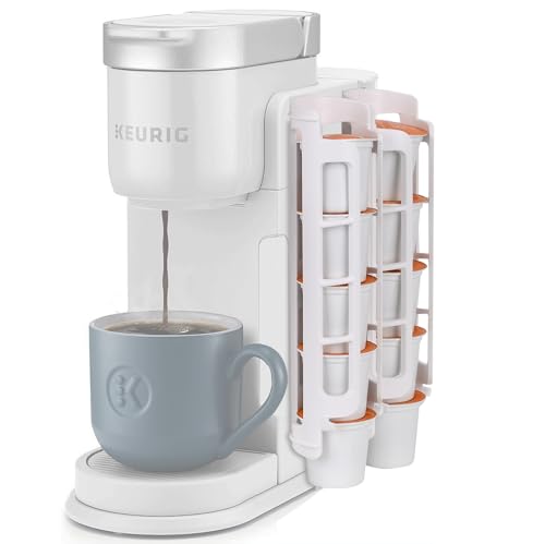 Comparison: Best Keurig Coffee Pod Dispenser 10 STORAGENIE Coffee Pod Holder for Keurig K-cup, Side Mount K Cup Storage, Coffee Pod Organizer, Perfect for Small Counters (2 Pack| For 10 K-Cups, White)