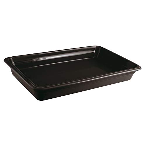 PADERNO - Gn 1/1 Teglia Cm. 6,5 Serie Gastronorm Col. Black Porcellana