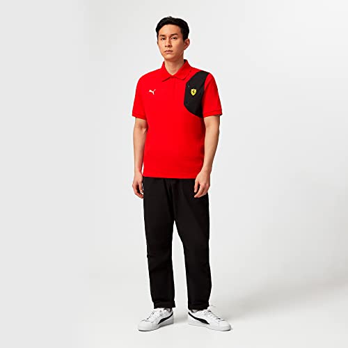 PUMA Scuderia Ferrari - Classic Logo Poloshirt - Mens - Red - Official Fanwear Merchandise