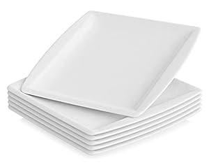 MALACASA Blance 6-teilig Tellerset Porzellan