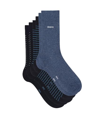 Dim Chaussettes Coton style Rayures & Pois , para Hombre