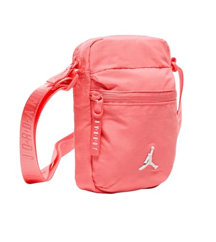 Image of Nike Air Jordan Airborne Crossbody Festival Bag - Two Zip Compartments, Jumpman Logo - Unisex Adult, One Size