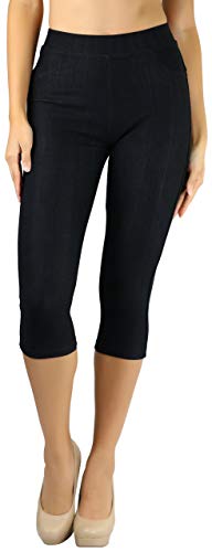 ToBeInStyle Women’s Easy Pull-On Denim Skinny Fit Comfort Stretch Leggings Jeggings