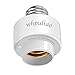 Smart WiFi Glühbirne Sockel E27, Smart Glühbirnenfassung Glühbirne Steckdose Adapter, Fernbedienung Wireless Lampenfassung Stecker Kompatibel mit Amazon Alexa und Google Home