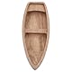 UKCOCO Kleines Deko Boot Holz: Klassisches Holzboot Modell Aus Natürlichem Holz Für Nautische Feiern Deko DIY Kunsthandwerk,17.00 X 6.50 X 2.10 Cm