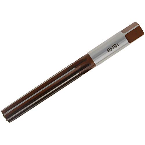 Utoolmart Hand Reamer 16mm Alloy Tool Steel H8 9Crsi Hand Milling Cutter Tool 1pcs