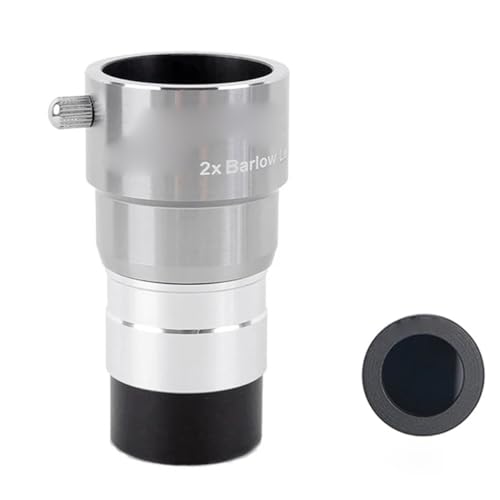 Lente Barlow 2X 1,25" accesorios para telescopios astronómicos piezas de aumento óptico