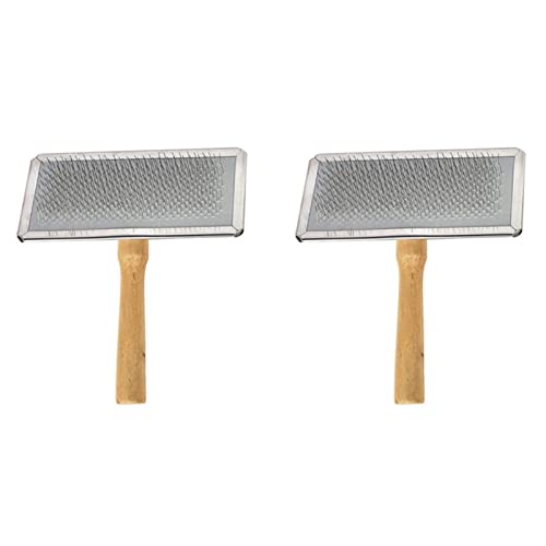 NFEGSIYA Cepillo par Perros Gatos Pet PERS PIRBS Cat Removedor de Cabello Cepillo de Aseo Cepillo de Acero Inoxidable Puppy Dog Dematting Peine Gatito Cabello CHEDDING Timmer TRANSHER (Color : LL)