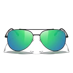 Black Frame/Green Mirror Lens