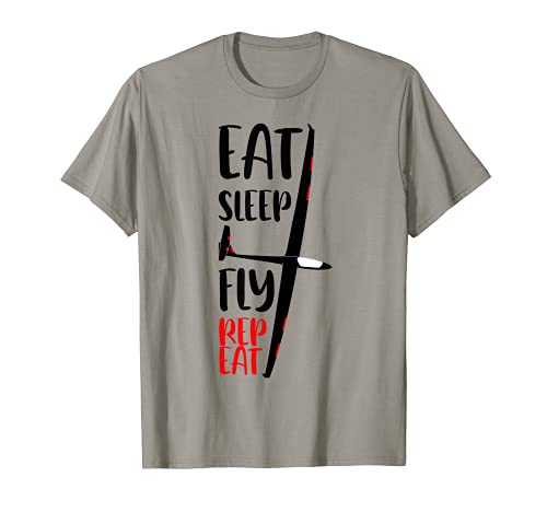 Para aviones de vela, avión de vela. Camiseta