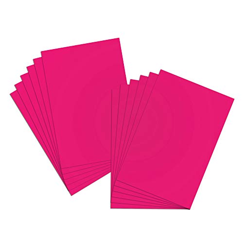 BAZIC Products Fluorescent Fuchsia Poster Board, 22 x 28 In