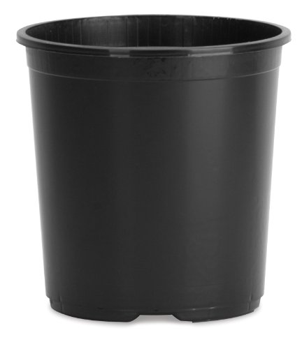 The HC Companies Nursery Pot (1.72 Gallon), Black