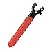 uxcell Collet Chuck Wrench Spanner for ER20M Clamping Nut Milling Machine Lathe Chuck Holder Tool with Red Non-slip Handle 2pcs