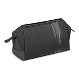 Dimensione ideale per i viaggi: necessaire compatto che entra facilmente nel bagaglio a mano o nella borsa. Tasche interne perfette per organizzare i tuoi effetti personali in modo ordinato e sicuro.