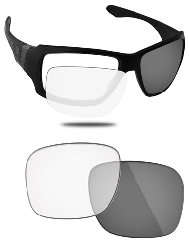 Image of Fiskr Polarized Lenses Replacement Compatible with Oakley Big Taco Sunglasses, Impact Resistant & Perfect Fit
