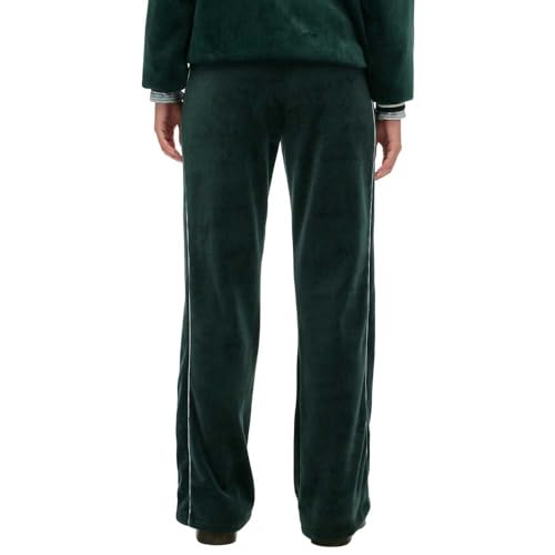 Superdry Para Mujer. W7011274A PantalóN Country Club Velour Straight Verde (Xl), Casual, PoliéSter - 2