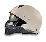  HARLEY-DAVIDSON Compound X07 2-in-1 Motorrad Jet Helm, S, beige, 97223-23EX/000S