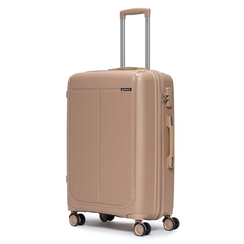 Image of ACEPACK by Verage Megatron Hard Side Polypropylene Luggage Medium Check in 74L | Lightweight Unbreakable Suitcase Set with 360 Silent Spinner Wheels, Number Lock & Telescopic Handle