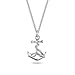 Produktbild Elli Damen Halskette mit Anker Anhänger Maritim Meer Symbol See in 925 Sterling Silber - 45cm Länge